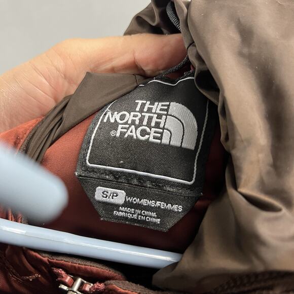 The North Face Jacket Womens Small 550 Down Puffer Outdoor Full Zip Hooded - Picture 6 of 6